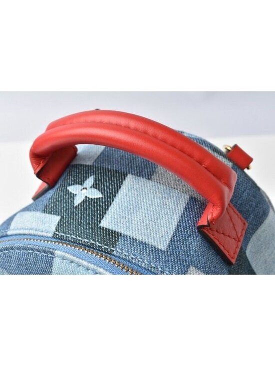 Louis Vuitton Backpack Mini Shoulder Bag Denim Monogram Palm main image 9